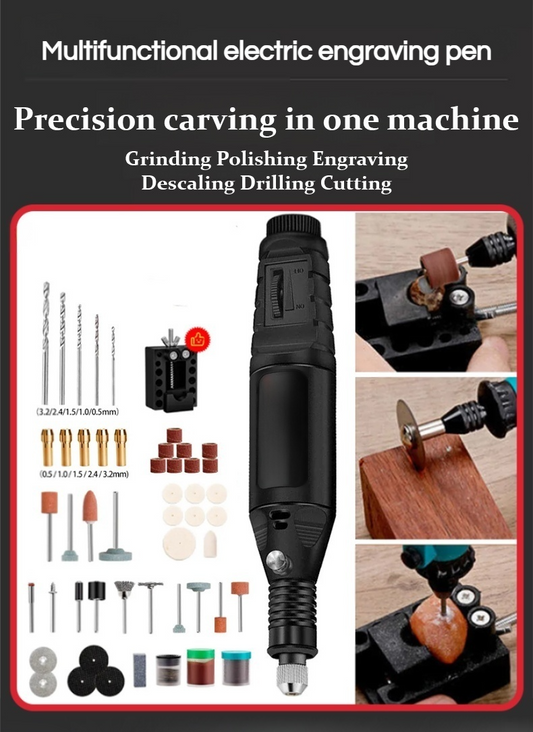 Small handheld carving and sanding manual multi-function electric grinder