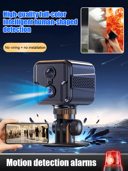 🌐No Wi-Fi needed, no wiring required, and 0 monthly fees—ever. 🚀Invisible wireless HD camera.