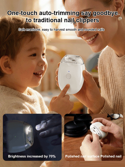 🔥【Safer Than Clippers】NailGlow™ Electric Nail Smoother - Salon-Perfect Nails in Just 3 Minutes!10-Year Warranty for Peace of Mind!