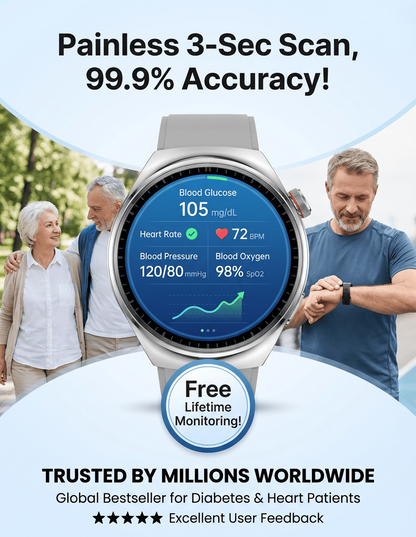 【Endorsed by Medical Doctors!】The Latest Smart Health Watch！The Premium Choice for Professionals!