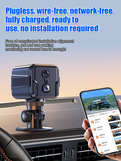🌐No Wi-Fi needed, no wiring required, and 0 monthly fees—ever. 🚀Invisible wireless HD camera.