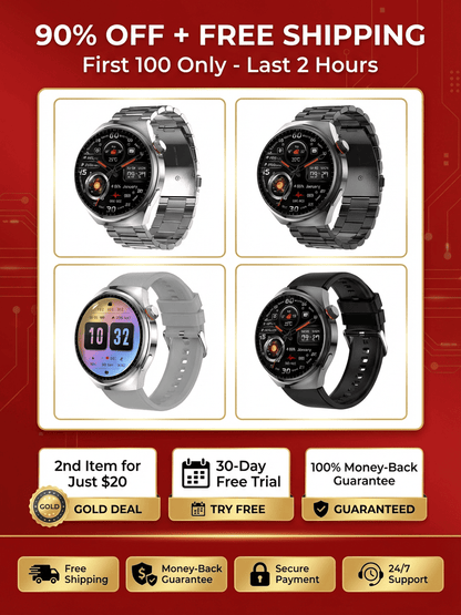 【Endorsed by Medical Doctors!】The Latest Smart Health Watch！The Premium Choice for Professionals!