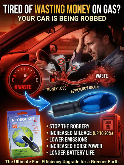 【Fuel consumption reduced by 50%】NEOSOCKET Portable universal car fuel saver