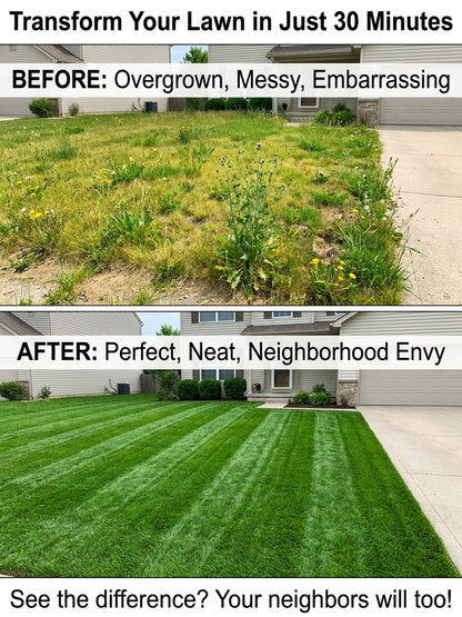 【Ultra-long Endurance】Electric Folding Lawn Mower丨Clear 10 Acres in One Morning
