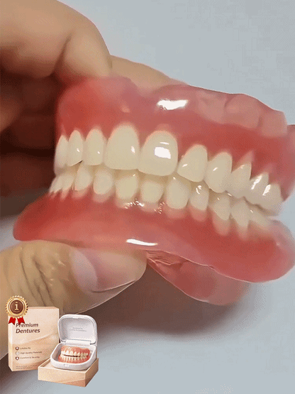 [Comes with Portable Denture Case] Regain Your Smile with Dentures