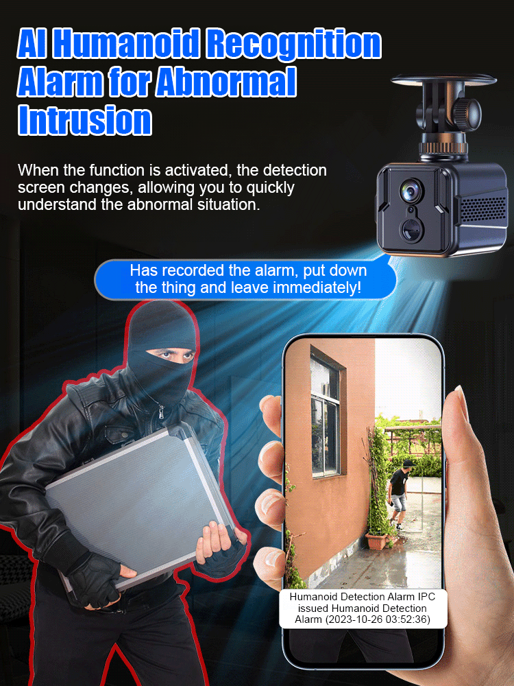 🌐No Wi-Fi needed, no wiring required, and 0 monthly fees—ever. 🚀Invisible wireless HD camera.