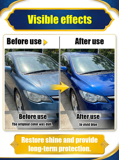 🌐Ultimate 6-in-1 Car Nano Coating Spray | Hydrophobic Ceramic Shield, Scratch Repair & High-Gloss Shine | Waterless Wash & UV Protection