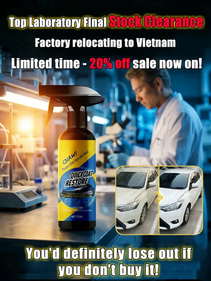 🌐Ultimate 6-in-1 Car Nano Coating Spray | Hydrophobic Ceramic Shield, Scratch Repair & High-Gloss Shine | Waterless Wash & UV Protection